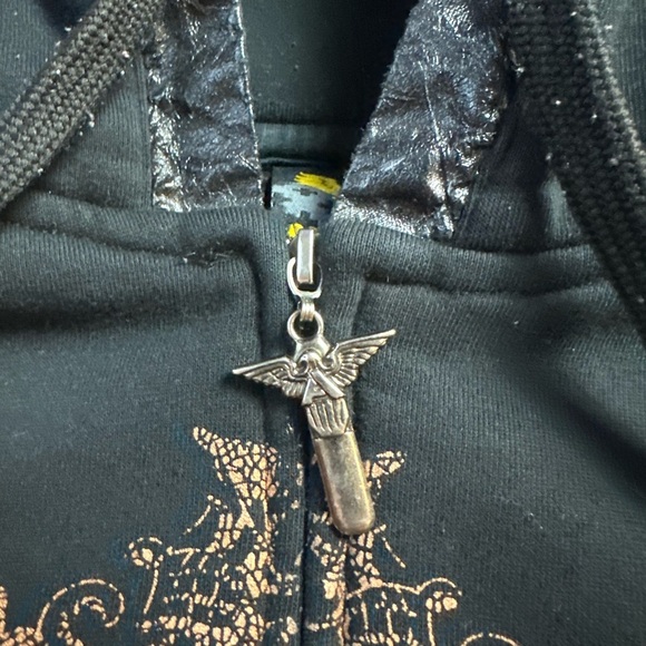 Vintage Avirex Samurai Zip-up Hoodie Medium - Picture 5 of 5